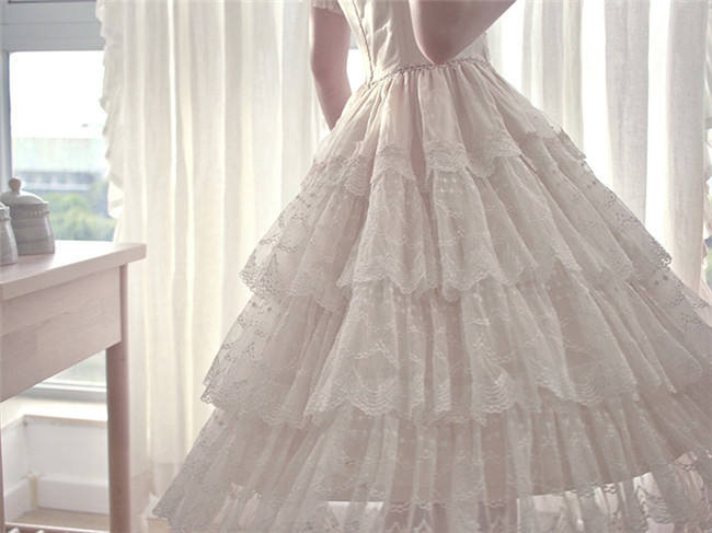 Moon Lover ~ Elegant Lolita OP Bridal Design -Pre-order
