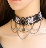 Vintage Goth Lace Lolita Choker for Girls-out