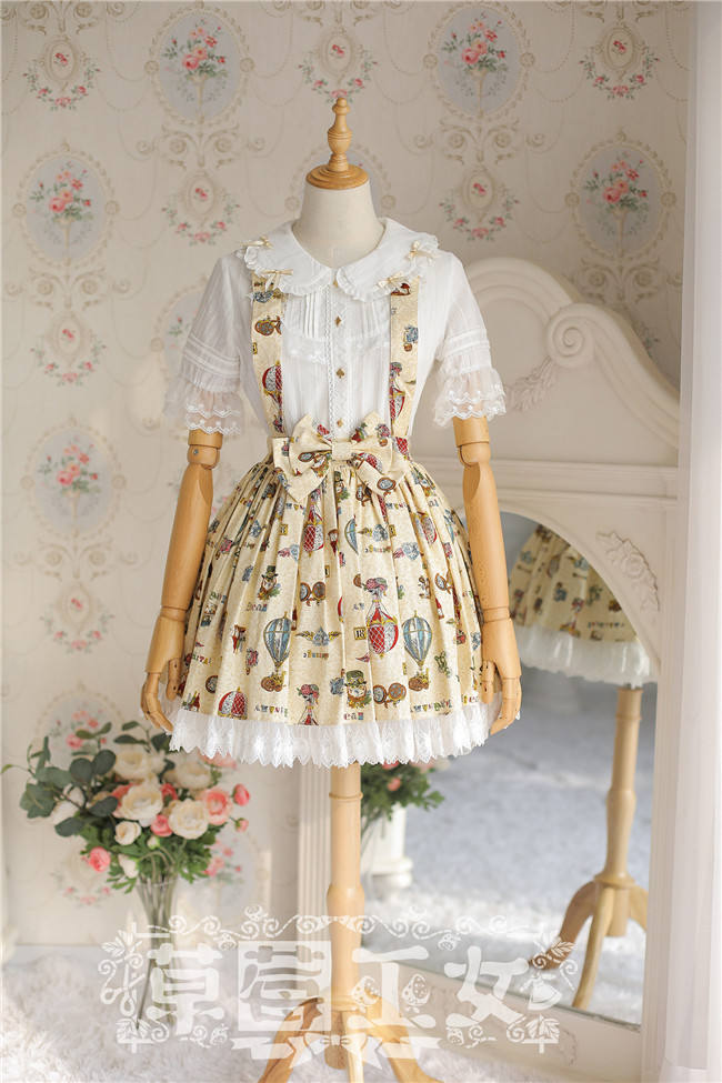 Strawbery Witch ~Mechanical Balloon~ Lolita Salopette