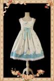 The Cherry and Cat~ Sweet Gingham Lolita JSK Dress-out