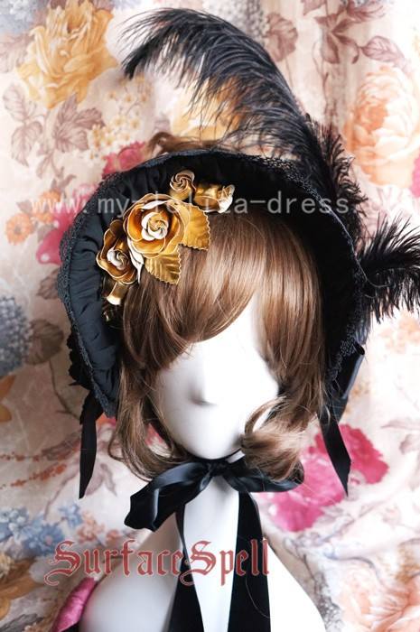 Surface Spell Gothic Solid Obscure Half Bonnet