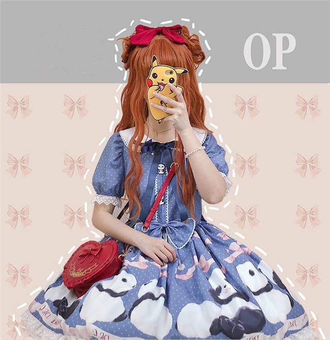 Panda Theme Sweet Lolita OP/JSK-Pre-order Closed