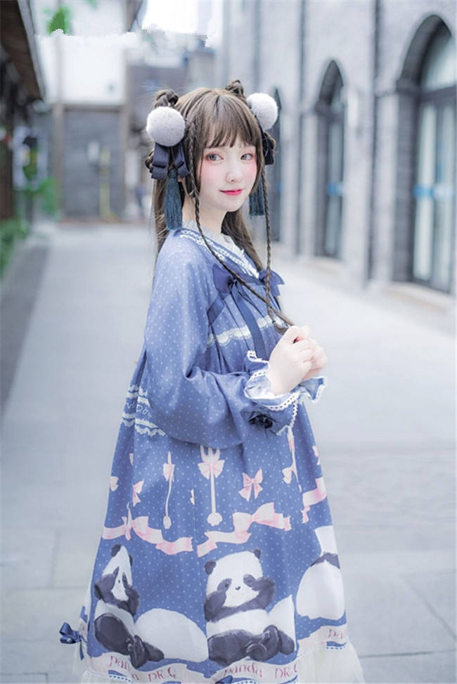 Panda Theme Sweet Lolita OP/JSK-Pre-order Closed