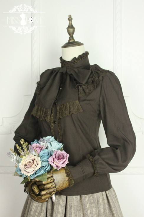 Miss Point~Vintage Elegant Chiffon Lolita Blouse