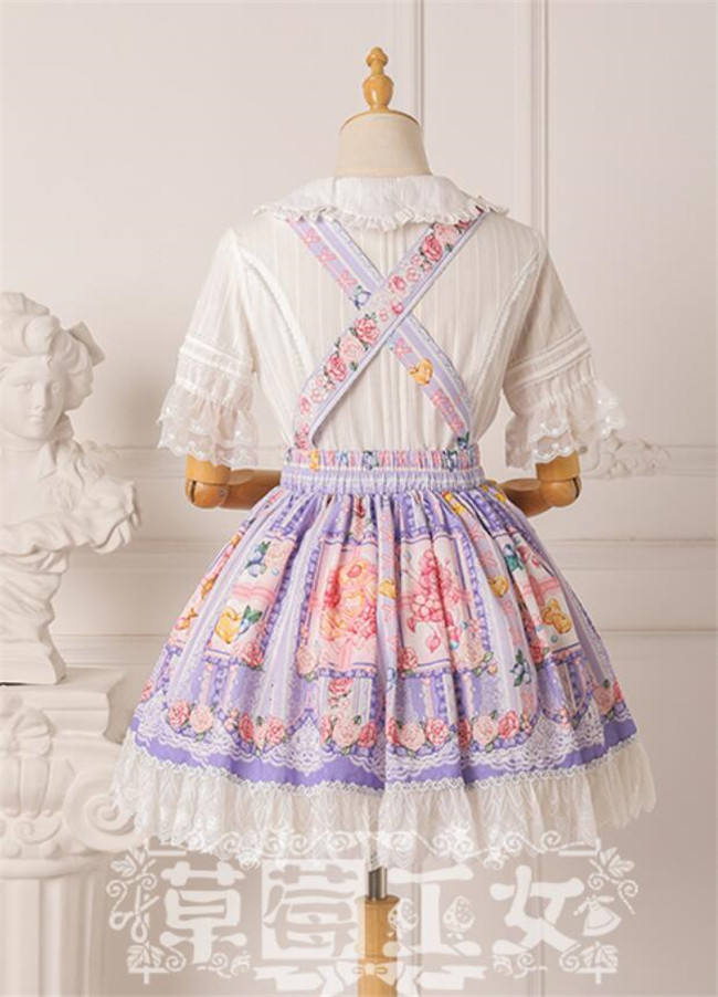 Strawbery Witch ~Blueberry Fruit~ Lolita Skirt