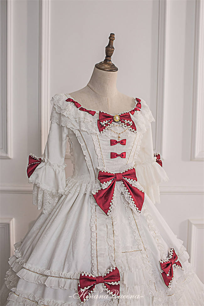 Moira~ Lolita Short Sleeves OP Dress -Sax Size XL In Stock