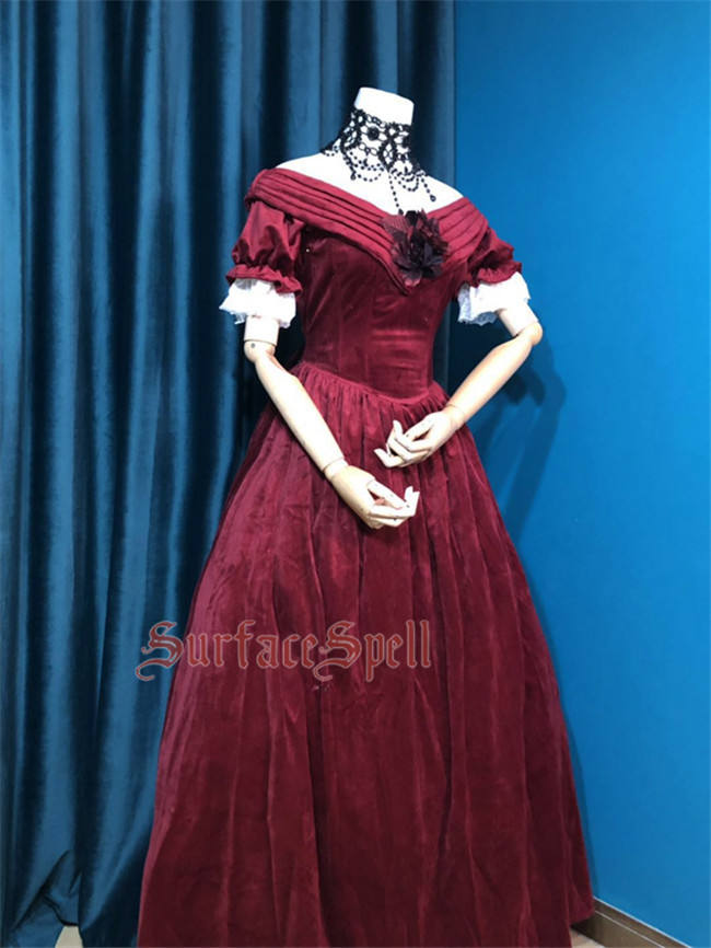 Surfacespell ~ Portrait of A Lady~ Vintage Velvet Lolita OP
