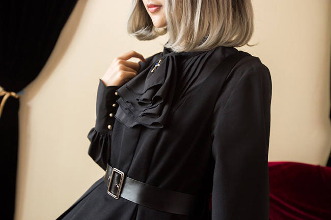 Little Dipper Silent Poetry~ Gothic Lolita Long Sleeves Blouse