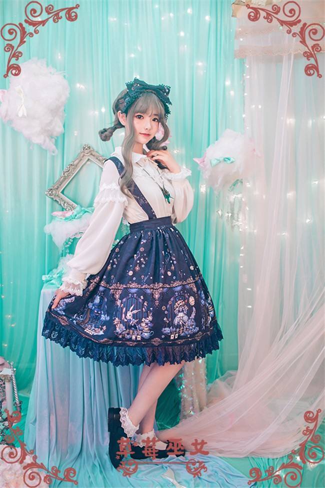 Alice in Wonderland~ Classic Lolita Salopette