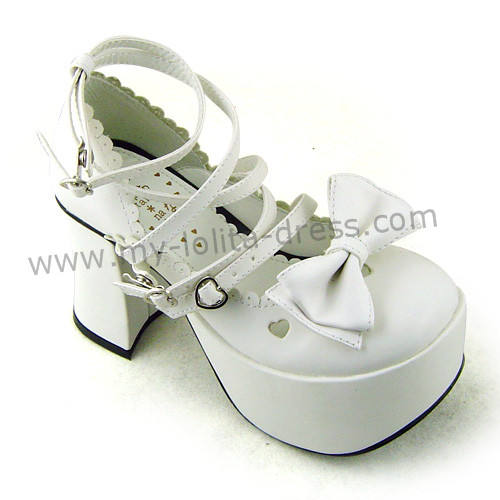 Three Bows Lolita Shoes