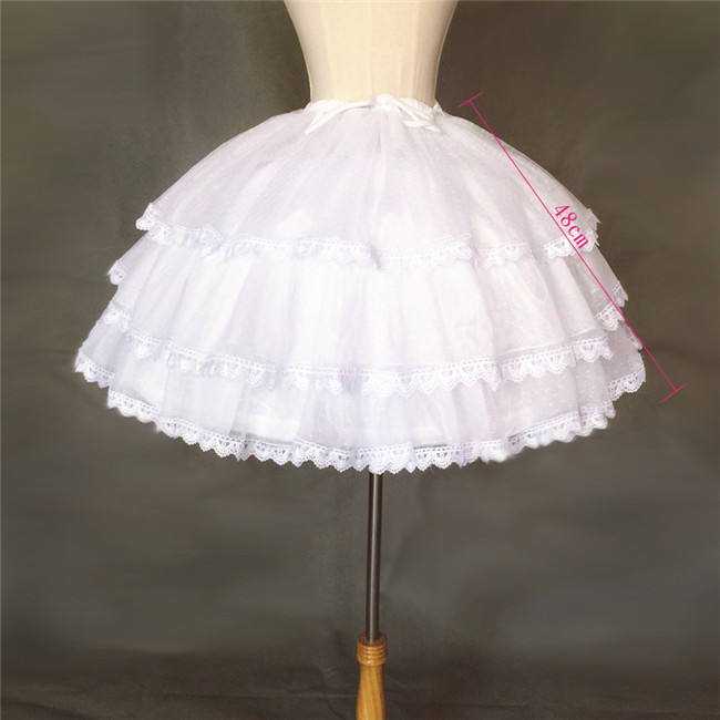 50-70cm Super Flexible Fishbone Lolita Petticoat Shape and Length Adjustable