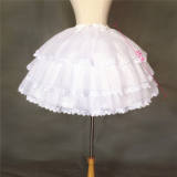 Super Puff Fishbone Lolita Petticoat Length Adjustable