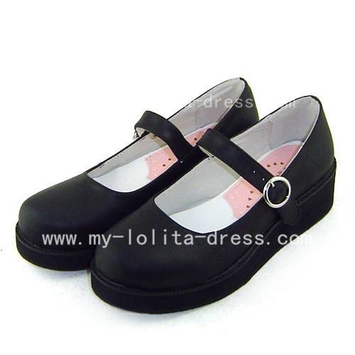 Gothic Black Soryu Asuka Langley Shoes