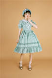 Peach Heart~ Sweet Lolita Short Sleeves OP -Pre-order Closed