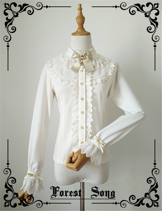 Winter Venus~ Winter Thick Lolita Blouse -Pre-order Closed