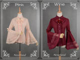 Neverland Chiffon Hime Sleeves Blouse Wine M - In stock