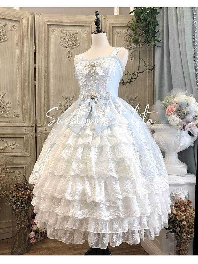 Secret Garden In Midsummer ~Elegant Lolita Bridal Dress -Ready MADE