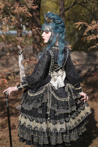 Dawn Nightmare~ Elegant Lolita OP Bridal Design