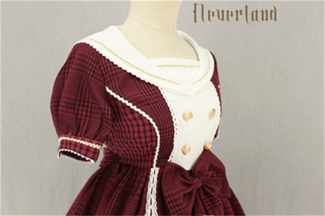 Not Stripe~ Sweet Gingham Lolita OP Dress off
