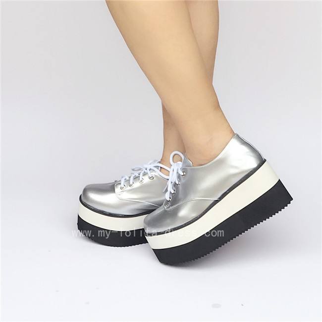 White High Platform Lolita Shoes