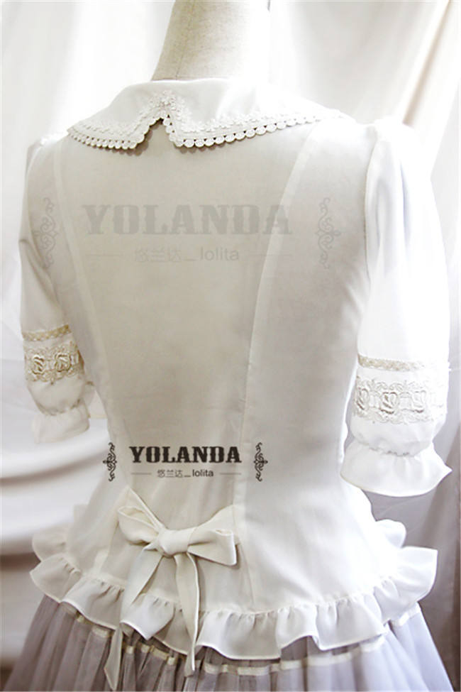 Sweet College Style Chffion Lolita Blouse