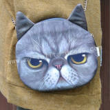 MuFish Cat Face Sweet Lolita Shoulder Bag Light Gray - In Stock