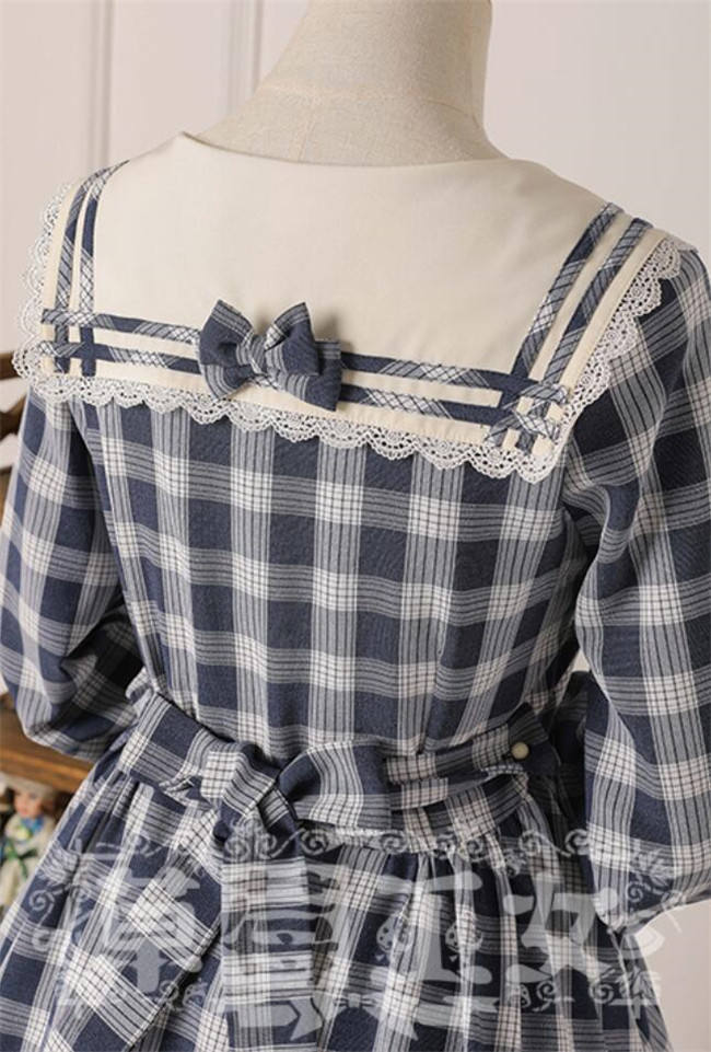 Strawbery Witch ~Sailor Style Gingham Lolita OP