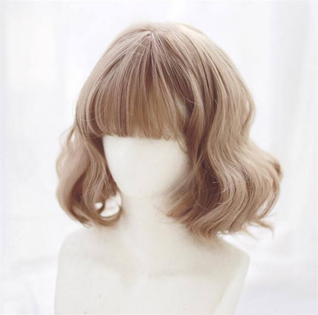 Little Poppy~ Sweet Lolita Short Curls Wig 30cm -In Stock