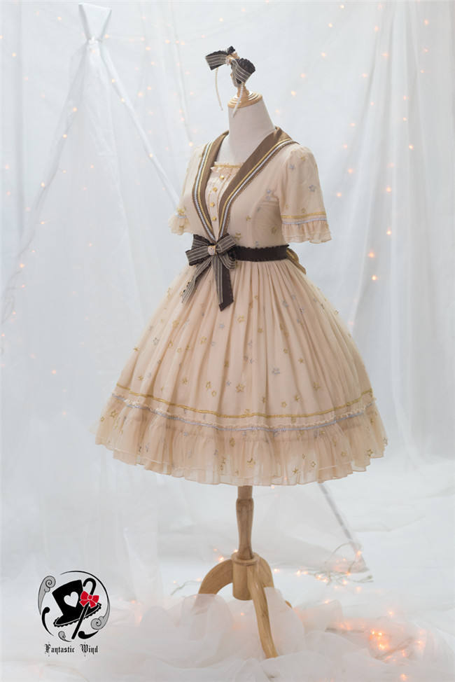 Planetesimals~ Summer Embroidery Lolita OP Dress -Pre-order Closed