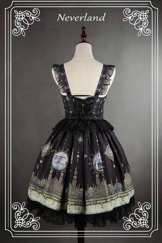Neverland Lolita ~Arabian Nights~ High Waist Lolita JSK with Pendant