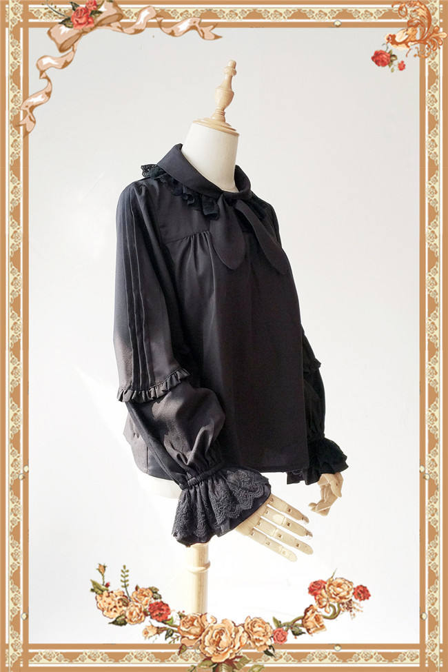 High Density Chiffon Lolita Long Sleeves Blouse