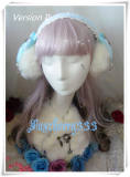 Sweet Bunny Ears Thermal Lolita Eye Patch With Detachable Bow - 4 Styles -OUT