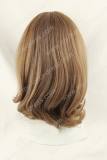 55cm Long Brown Purple Lolita Wig
