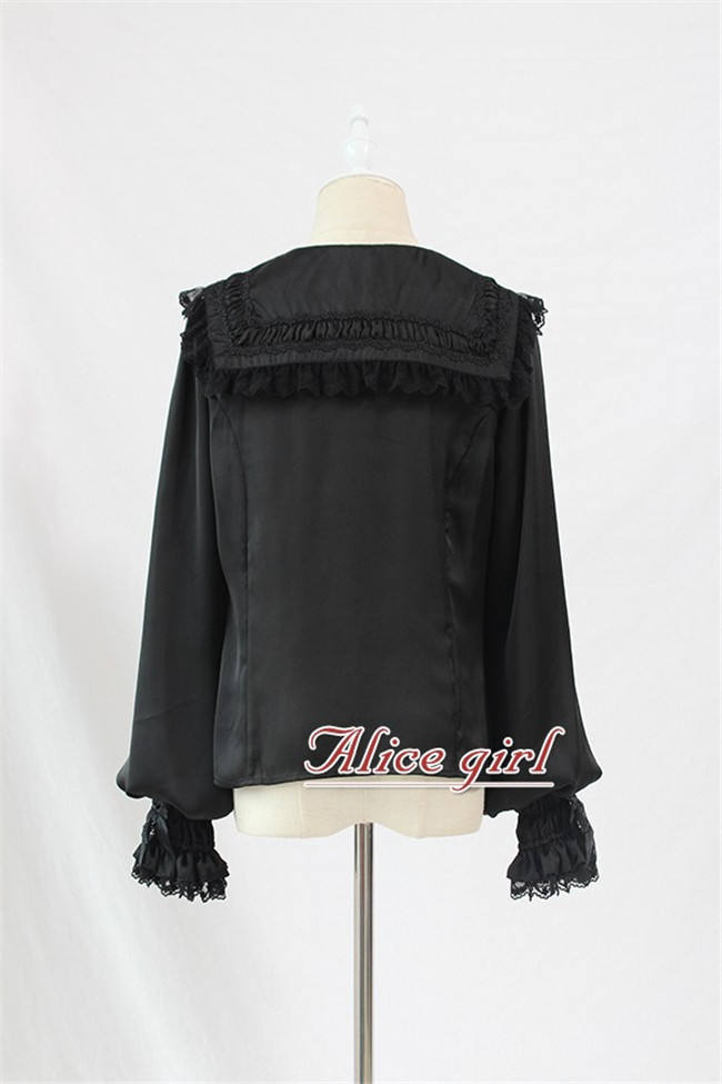 Mola Fan Collar Lace Lolita Blouse -Ready Made