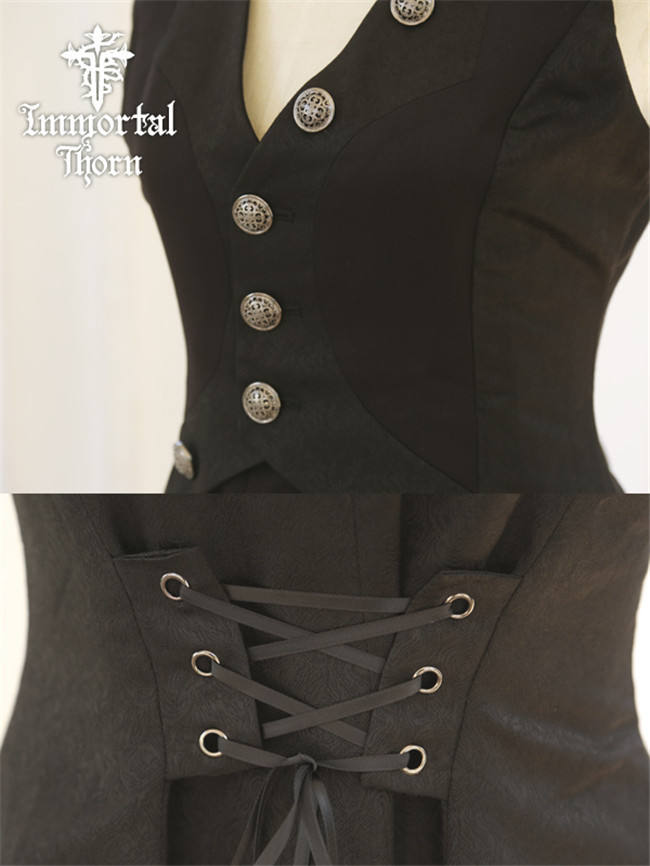 Immortal Thorn Eternal Poetry of Night Vintage Ouji Coat