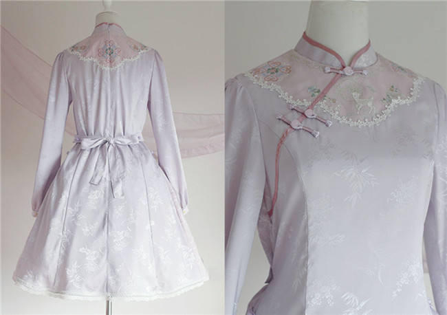 Hole Fairy Guide~ Qi Lolita OP Dress -Ready Made