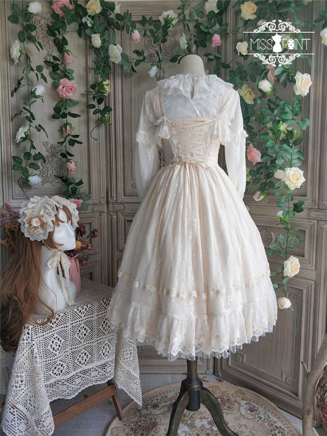 Dawn Maiden~ Vintage Classic Lolita JSK Ready Made
