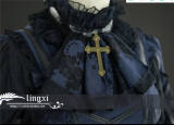 Lingxi Lolita ~Blood Hunt Dark Gothic JSK -Pre-order
