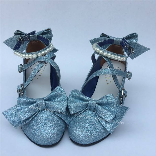 Antaina Tea Party Glitter Lolita Shoes