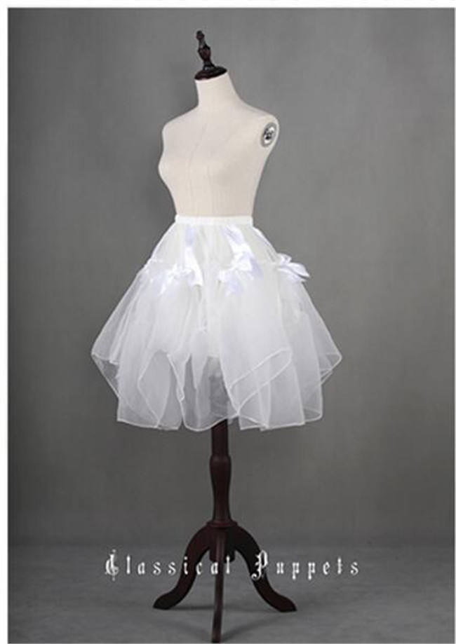 35-60cm Length Adjustable Daily Wear Lolita Petticoat -Multiple Uses - In Stock