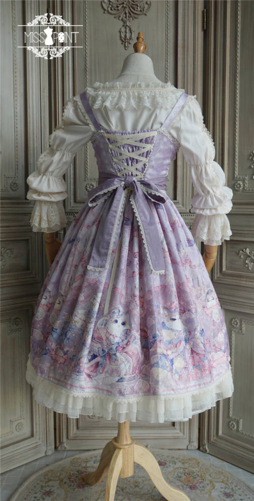 Miss Point ~ Elizabeth Meow ~ Daily Wear Lolita OP/JSK -Custom-tailor Available