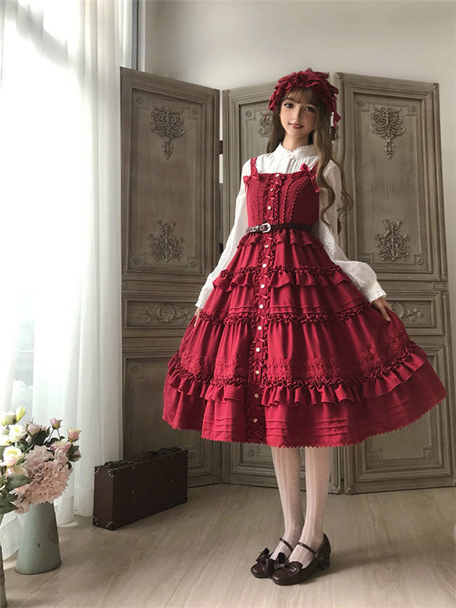 Little Dipper Mary~ Classic Front Open Design Lolita JSK Ready made-In Stock