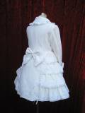 Cream White A-line Sweet Lolita Jacket with Bows and Lace