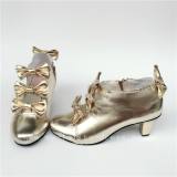 Sweet Girl's Four Bows Lolita Heels Shoes