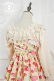 Miss Point ~Sweet Lolita Printed Skirt Pink Strawberry Prints S-out