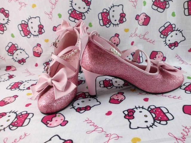 Antaina Tea Party Glitter Lolita Shoes
