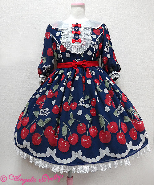 ほぼ新品】 angelic pretty creamy cherry JSK - ワンピース