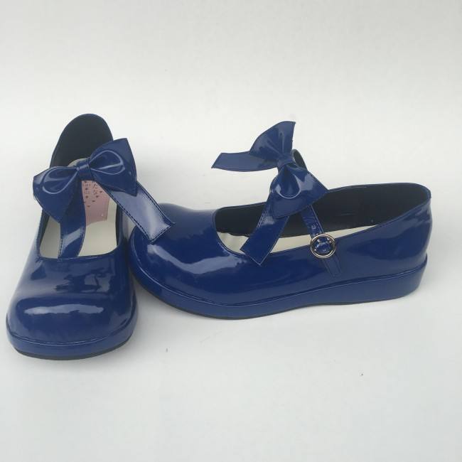 Red Bows Lolita Flats Shoes