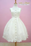 Little Dipper Sweet Cotton Jacquard Lolita Surface Layer Dress -Both-sides Wear - In Stock