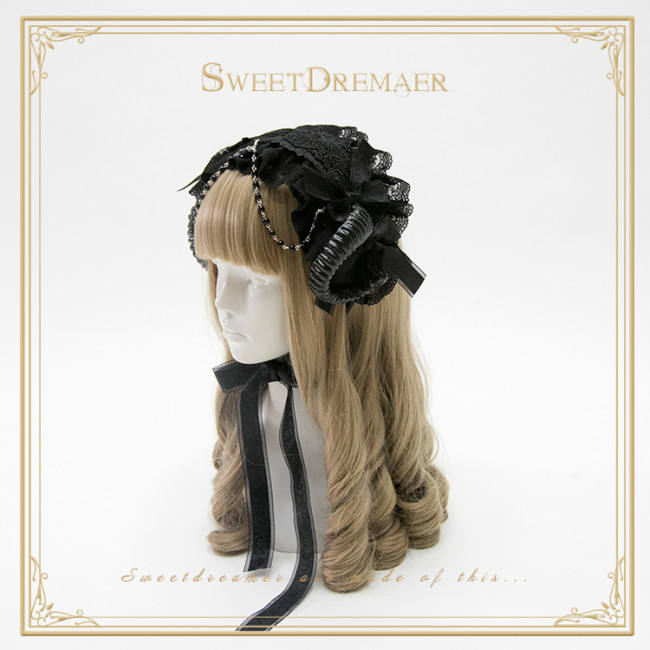Cutie Creator -Evil Bridal~ Lolita Headband + Veil Set